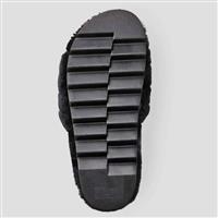 Women's Pozy Lambswool Sandal - Black All Over