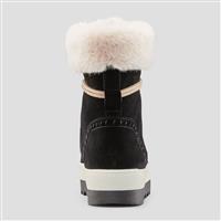 Women's Vanetta Suede Waterproof Winter Boots - Black / Cream