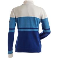 Women's Geilo Sweater - Sky Blue / Cobalt / White