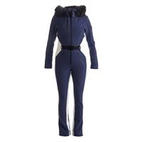 Women's Grindelwald Faux Fur Stretch Suit - Navy / White