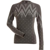 Women's Mikaela Knit Top - Graphite Heathered / White
