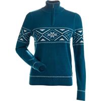 Women's Sapporo Sweater - Teal / White