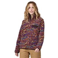 Women's Lightweight Synchilla Snap-T Pullover - Fitz Roy Patchwork / Night Plum (FPNI)