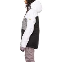 Women's Athena Insulated Jacket - White Geo Colorblock