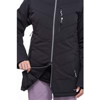 Women's Cloud Insulated Jacket - Black Geo Jacquard