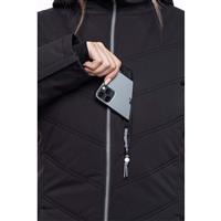 Women's Cloud Insulated Jacket - Black Geo Jacquard