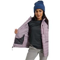Women's Mid-Heat Down Insulated Hooded Jacket - Elderberry
