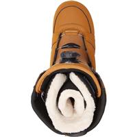 Women's Lotus Boa Boots - Choco Brown / Off White