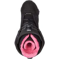 Women's Lotus Step On Boa Boots - Black / White / Black