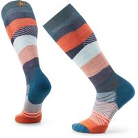 Ski Targeted Cushion Pattern OTC Socks - Twilight Blue