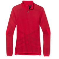 Women's Intraknit Thermal Merino Base Layer 1/4 Zip - Pomegranate