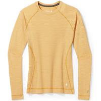 Women's Merino 250 Base Layer Pattern Crew - Honey Gold Dot