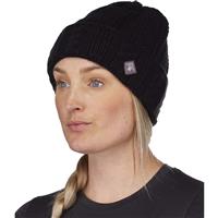 Women's Cable Knit Hat - Black