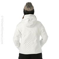 Women's Pinnacle GTX Infinium Down Jacket No Faux Fur - White -                                                                                                                                                       