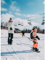 Kid's MDXONE Snowboard Harness - Black