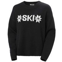 Women's Bliss Ski Knit Sweater - Black