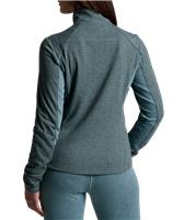 Women's Reactiv Grid Fleece FZ - Mineral Blue