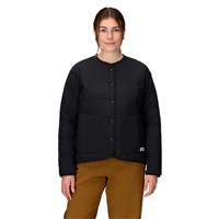 Women's Ares Collarless Jacket - Black