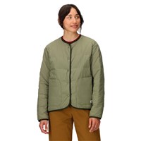 Women's Ares Collarless Jacket - Olive Grove