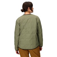 Women's Ares Collarless Jacket - Olive Grove