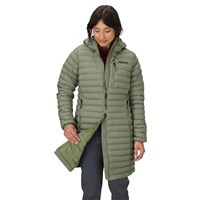 Women's Echo Featherless Long Jacket - Olive Grove