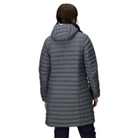 Women's Echo Featherless Long Jacket - Steel Onyx