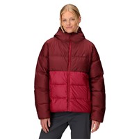 Women's Guides Down Hoody - Acai Berry / Red Mulberry