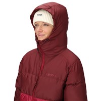 Women's Guides Down Hoody - Acai Berry / Red Mulberry