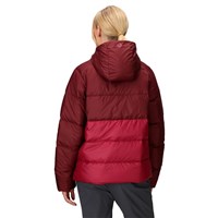 Women's Guides Down Hoody - Acai Berry / Red Mulberry