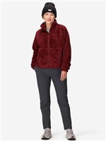 Women's Homestead Fleece Jacket - Red Mulberry