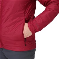 Women's MonoQuilt Hoody - Red Mulberry