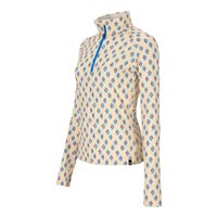 Women's Oly Baselayer Zip Top - Bali Sun