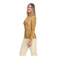 Women's Oly Baselayer Zip Top - Honey Snake