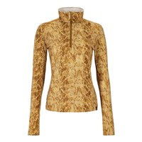 Women's Oly Baselayer Zip Top - Honey Snake