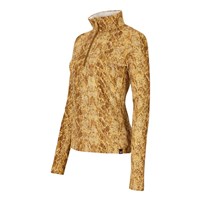 Women's Oly Baselayer Zip Top - Honey Snake