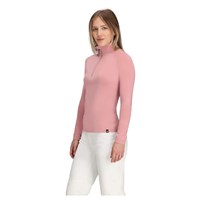 Women's Oly Baselayer Zip Top - Mauve Deep