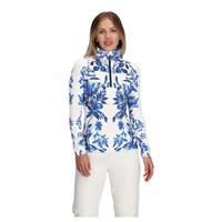 Women's Oly Baselayer Zip Top - Midnight Flowers