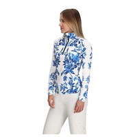 Women's Oly Baselayer Zip Top - Midnight Flowers