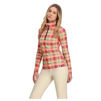 Women's Oly Baselayer Zip Top - Sun Day Plaid
