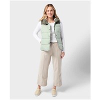 Women's Turpin Fleece Wide Crop Pant - Atmosphere Heather