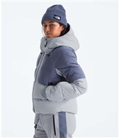 Women's Cold Spell Cropped Down Jacket - Blue Flax / Twilight Galaxy