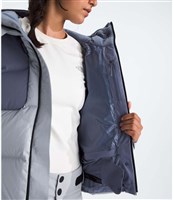 Women's Cold Spell Cropped Down Jacket - Blue Flax / Twilight Galaxy