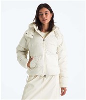 Women's Hydrenalite City Down Hooded Jacket - White Dune