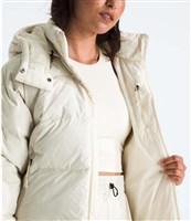 Women's Hydrenalite City Down Hooded Jacket - White Dune