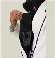 Women's Hologram Jacket - White Colorblock