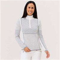 Women's Pow Zip Neck - Snow