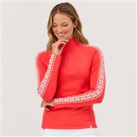 Women's Slalom Zip Neck - Radiant Red