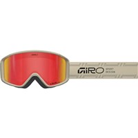 Index 2.0 Goggles - Tan Stacked Strap w/ Amber Scarlet Lens (7171940)