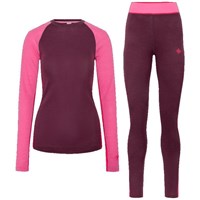 Women's Kaia Baselayer Set - Wine