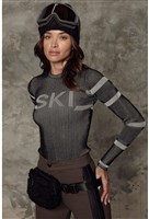 Women's Nova Ski Sweater - Black